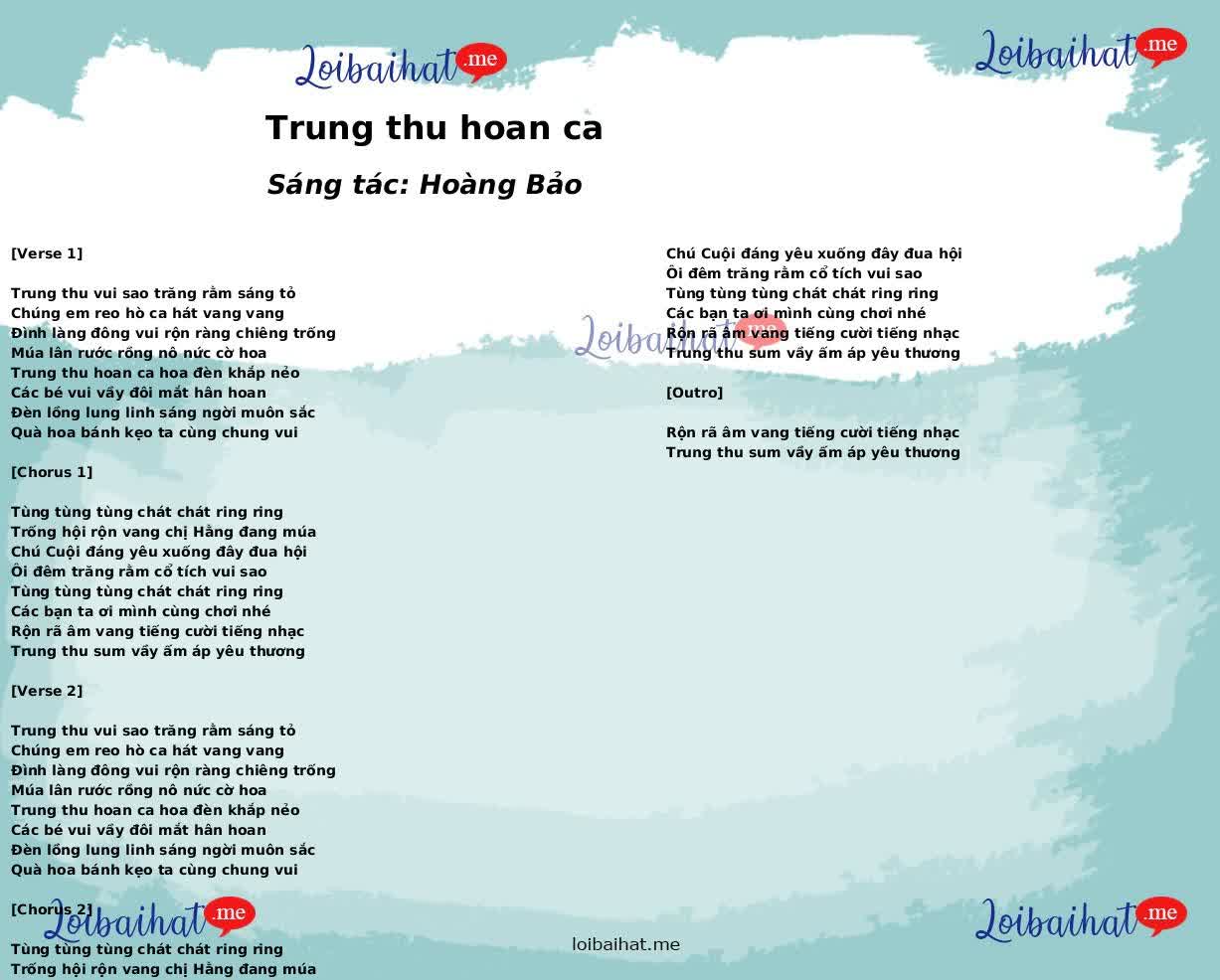 Trung thu hoan ca