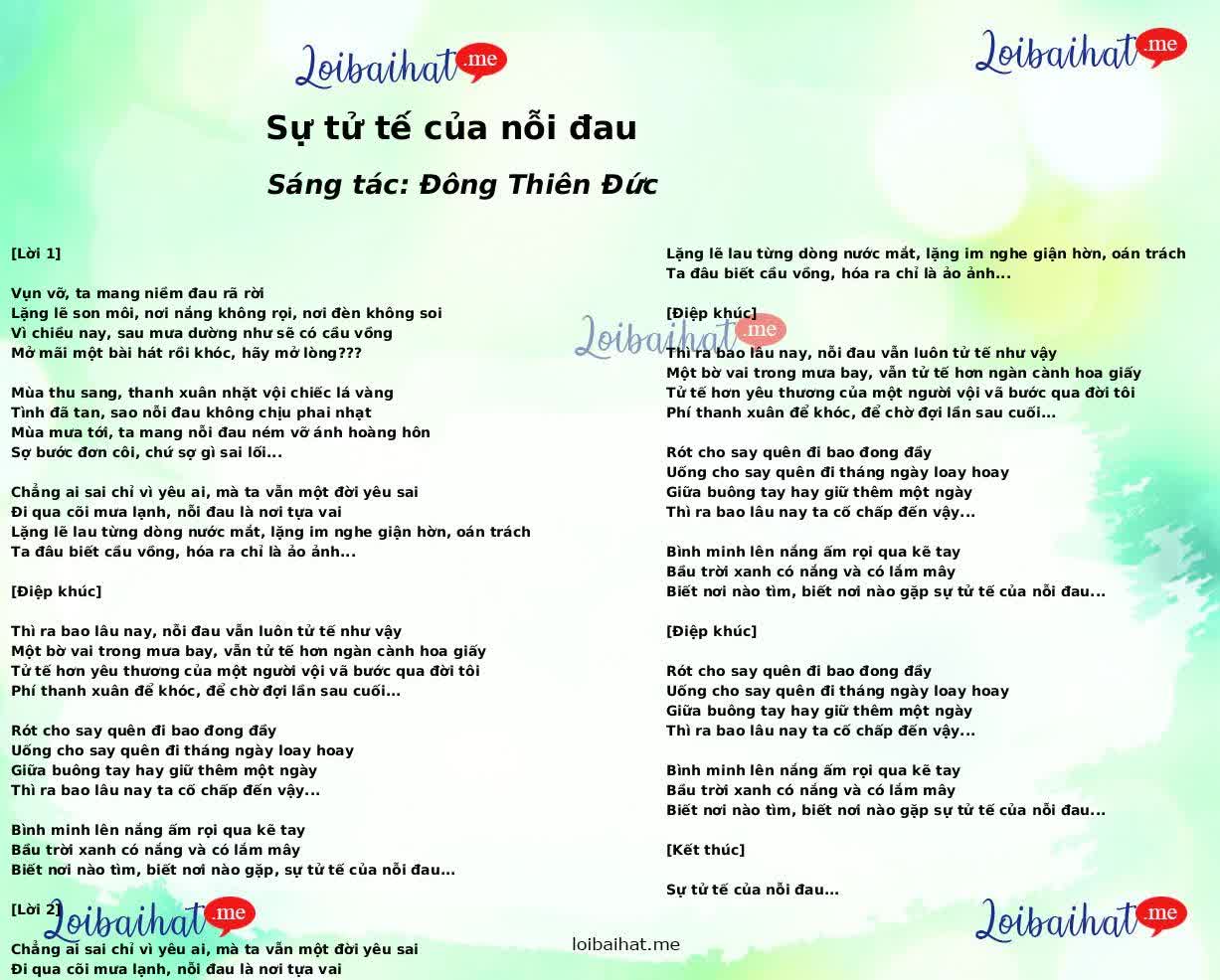 Sự tử tế của nỗi đau