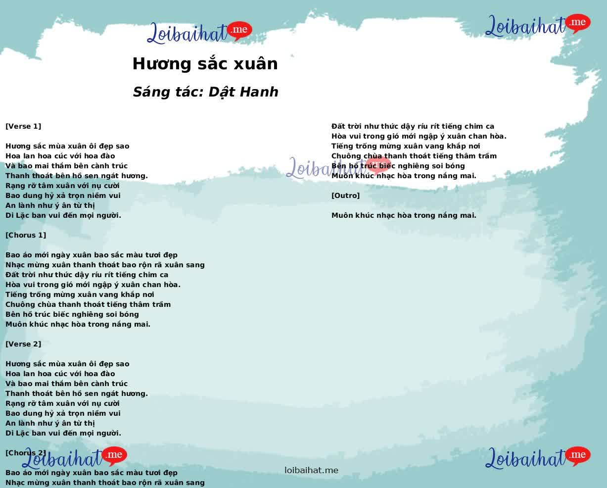 Hương sắc xuân