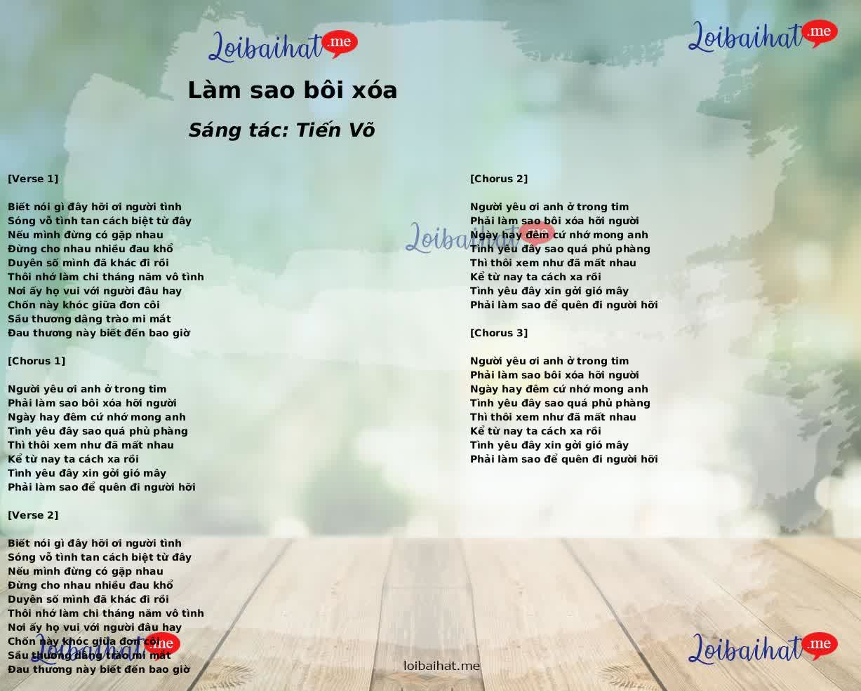 Làm sao bôi xóa
