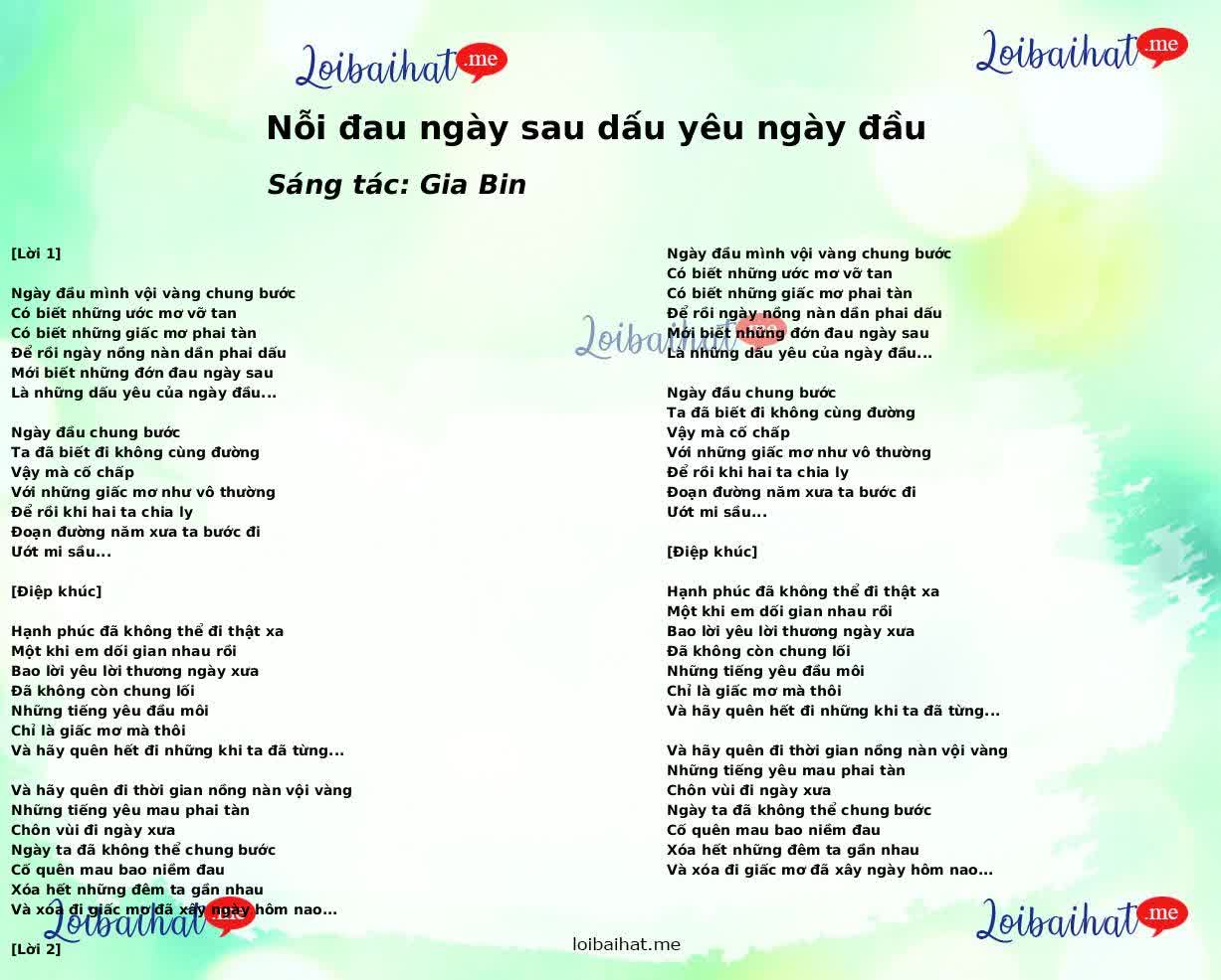 Nỗi đau ngày sau dấu yêu ngày đầu