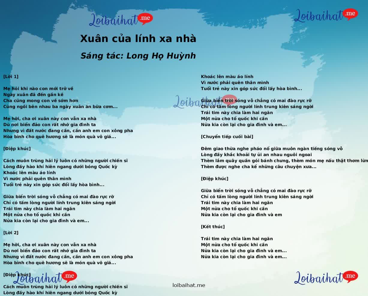 Xuân của lính xa nhà