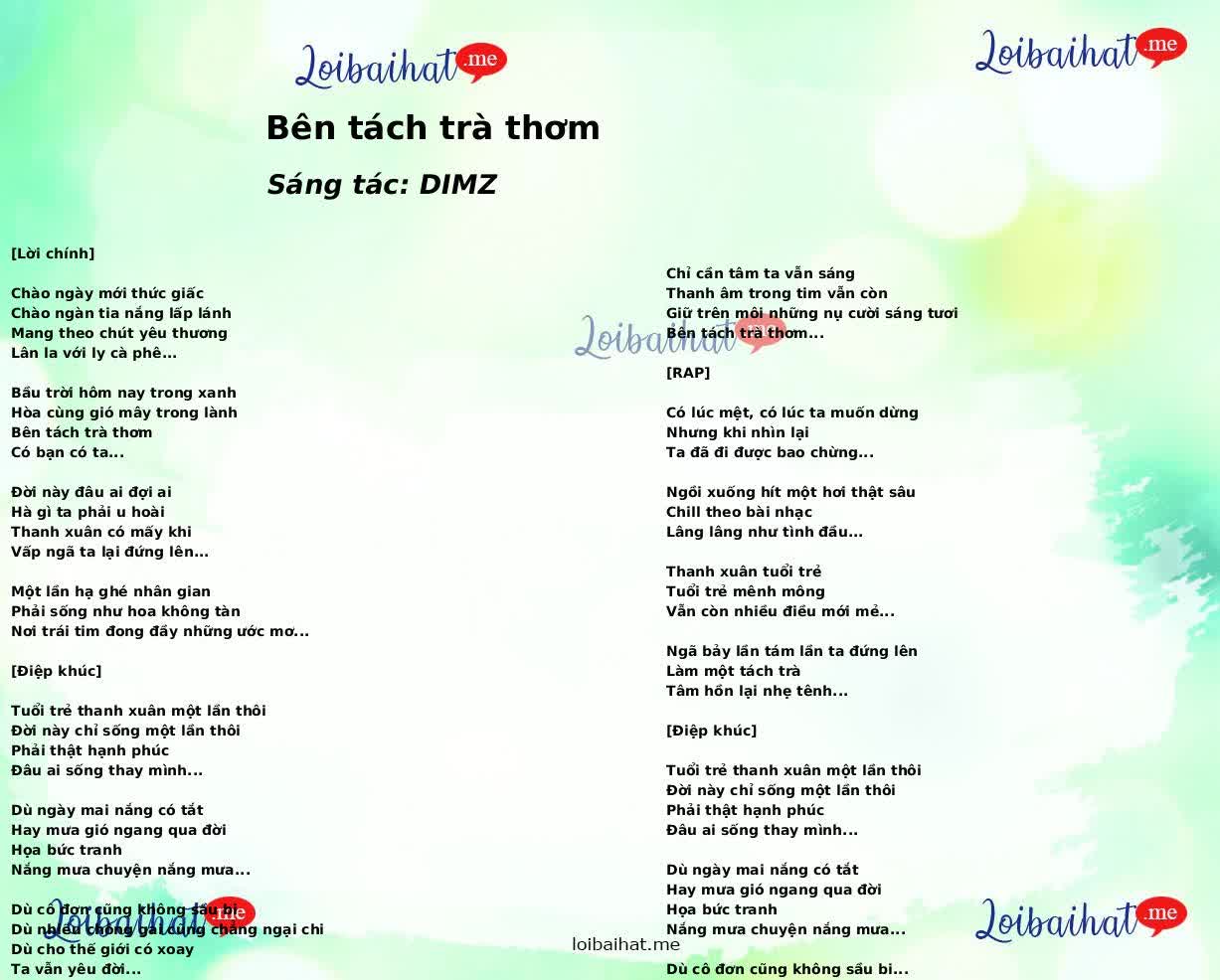 Bên tách trà thơm