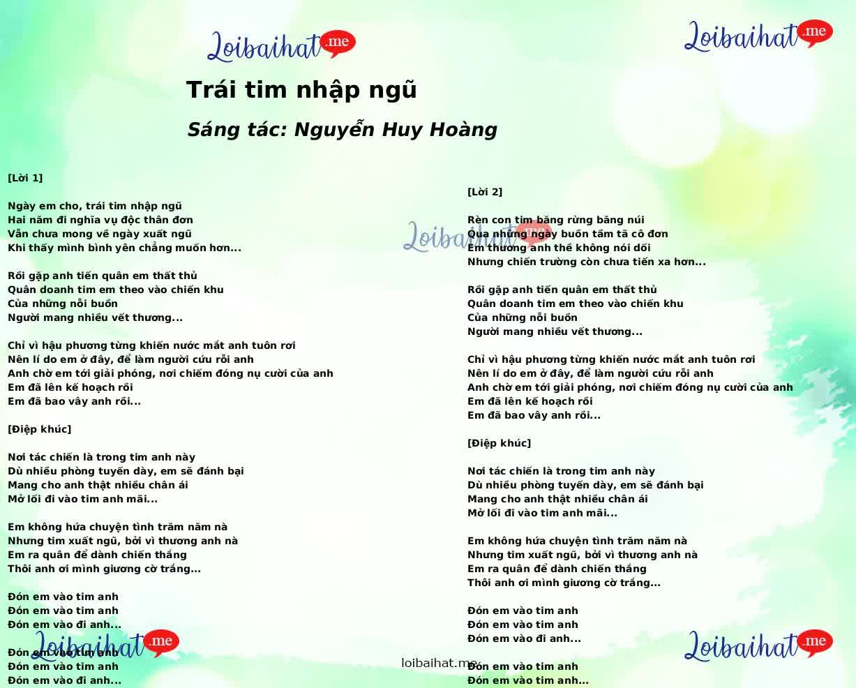 Trái tim nhập ngũ