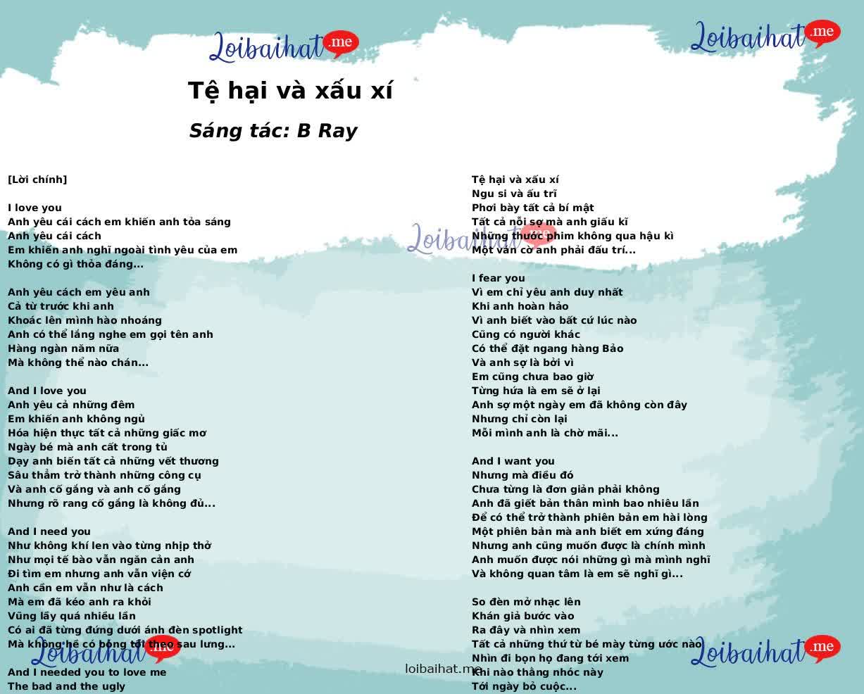 Tệ hại và xấu xí