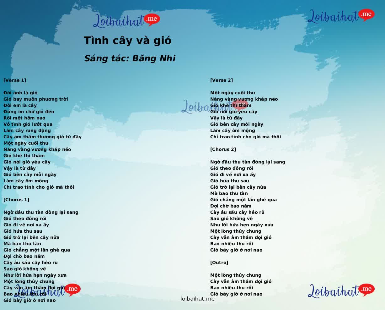 Tình cây và gió