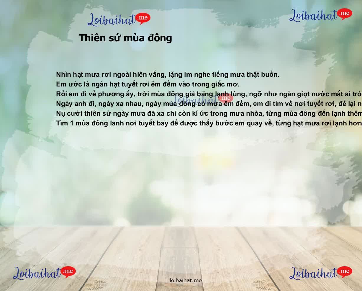 Thiên sứ mùa đông