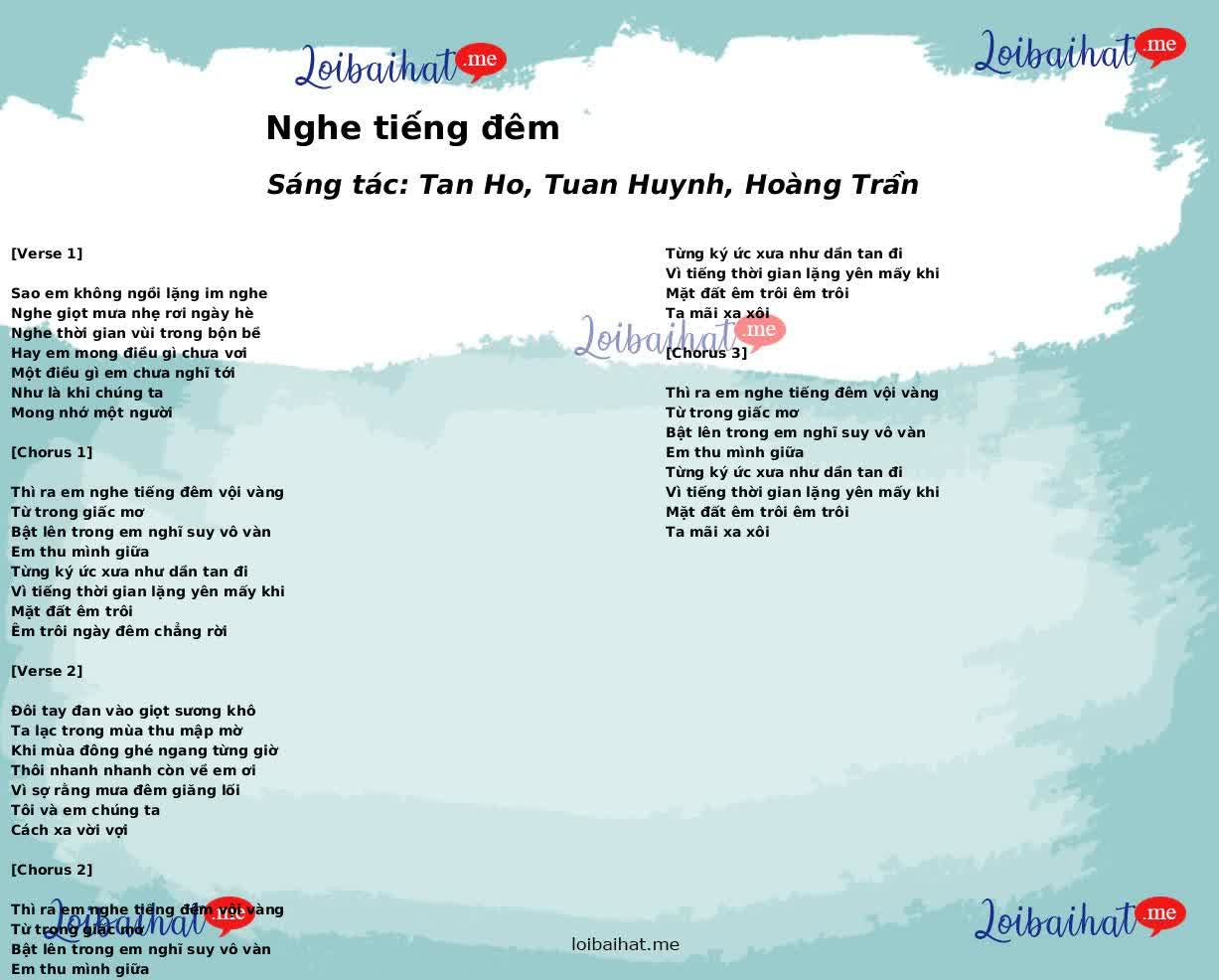 Nghe tiếng đêm