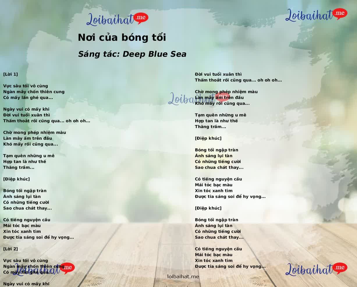 Nơi của bóng tối