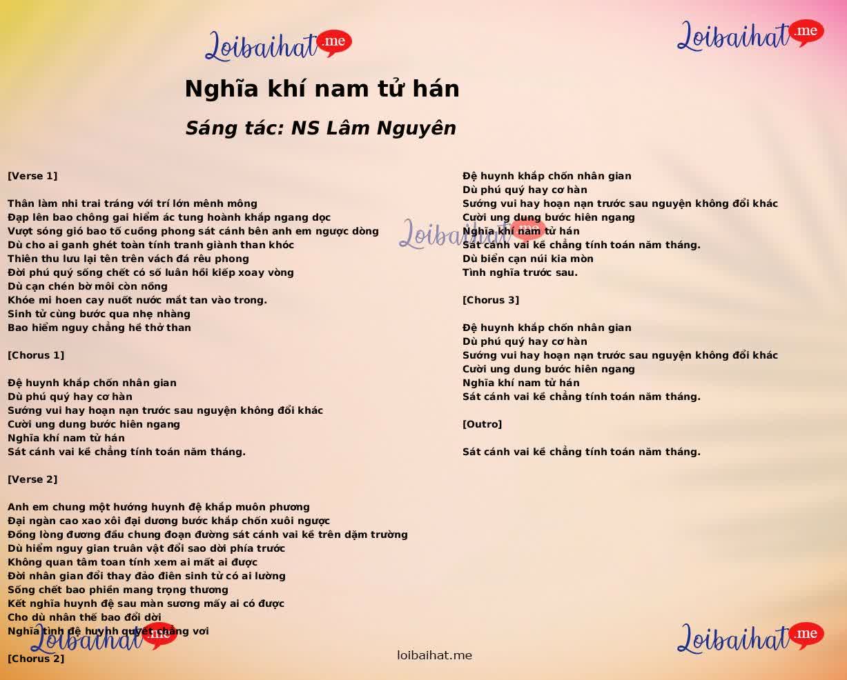 Nghĩa khí nam tử hán
