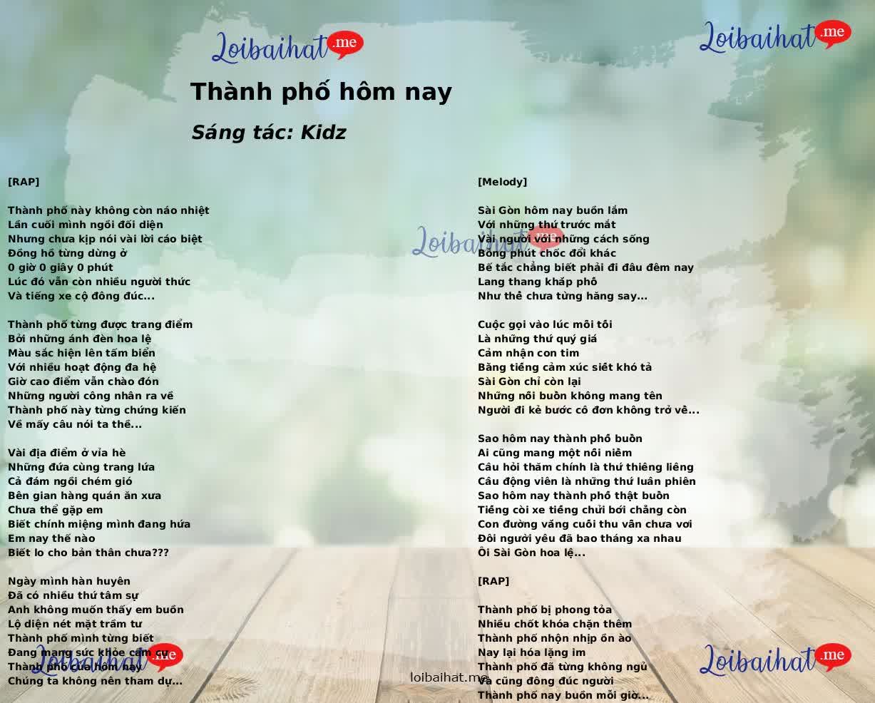 Thành phố hôm nay