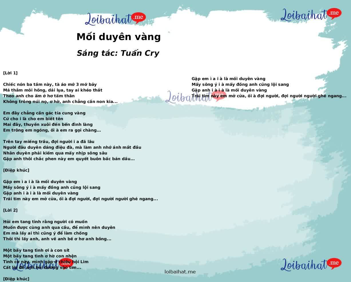 Mối duyên vàng