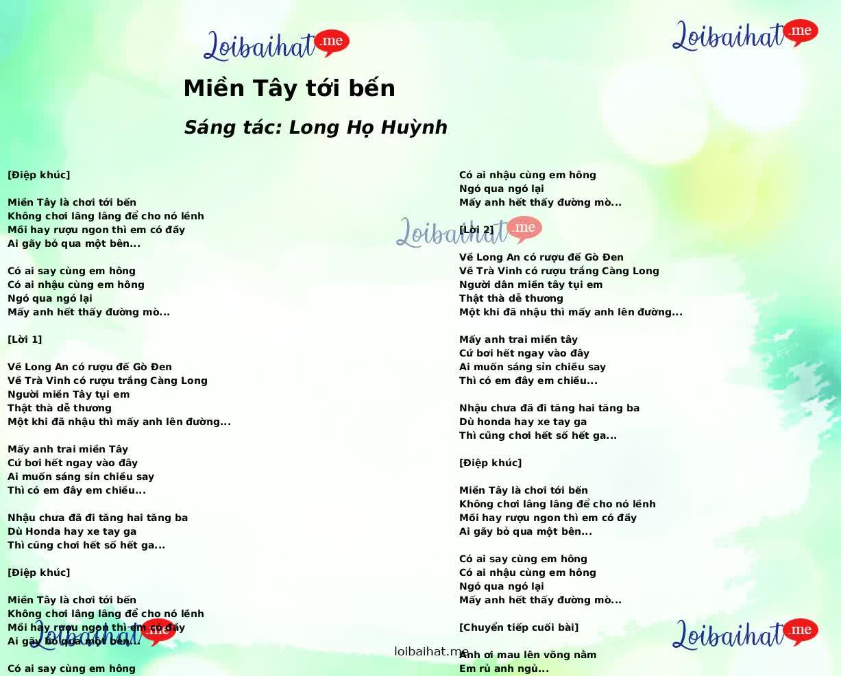 Miền Tây tới bến