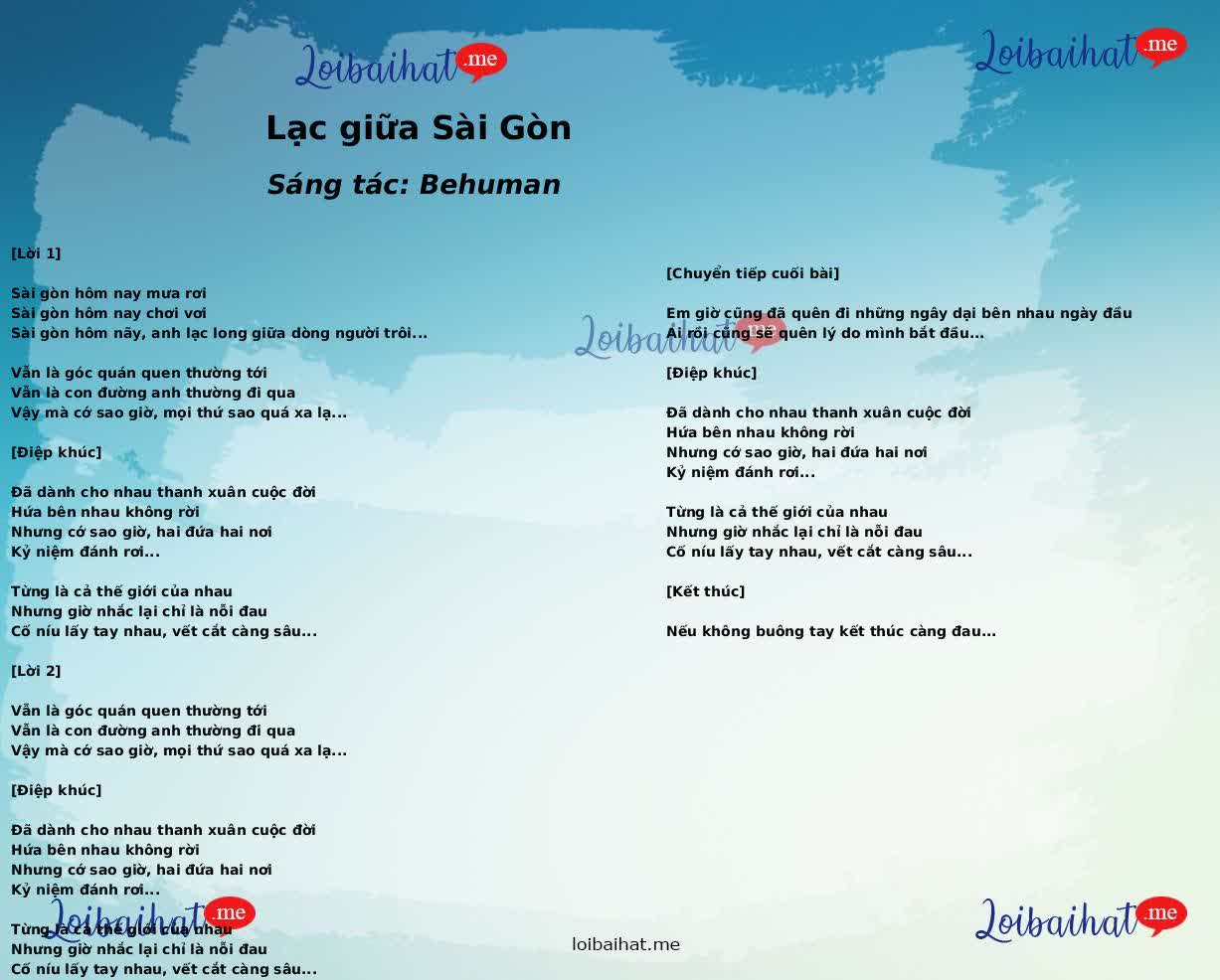 Lạc giữa Sài Gòn