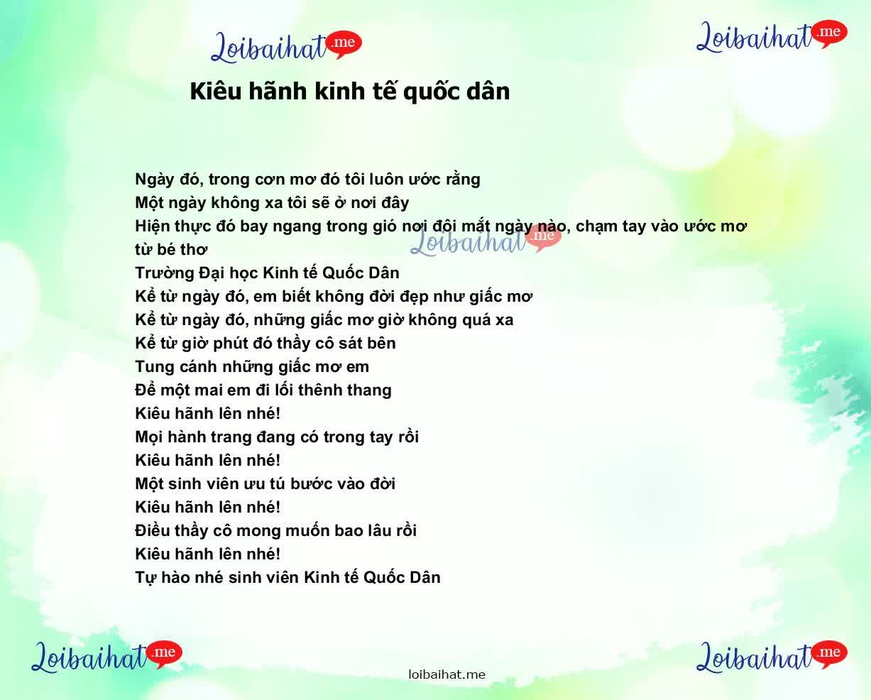 Kiêu hãnh kinh tế quốc dân