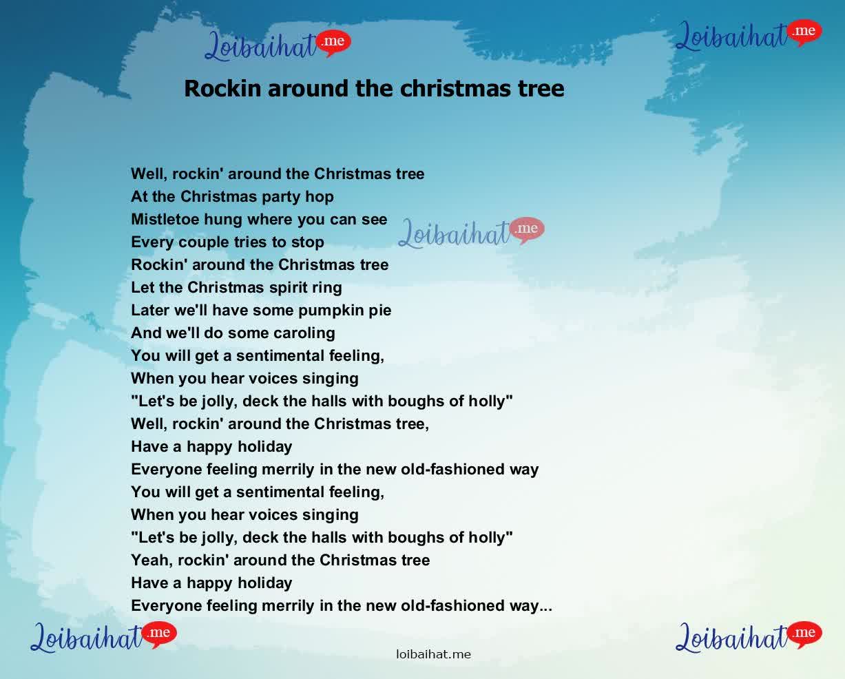 Rockin around the christmas tree
